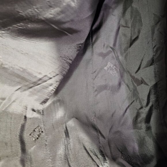 Escada Margaretha Ley Brown Pinstripe Button-Up Wool Mohair suit dress - Picture 14 of 15